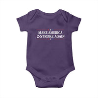 Funny 2 Stroke Motocross Lover Baby Onesie Make America 2 Stroke Again