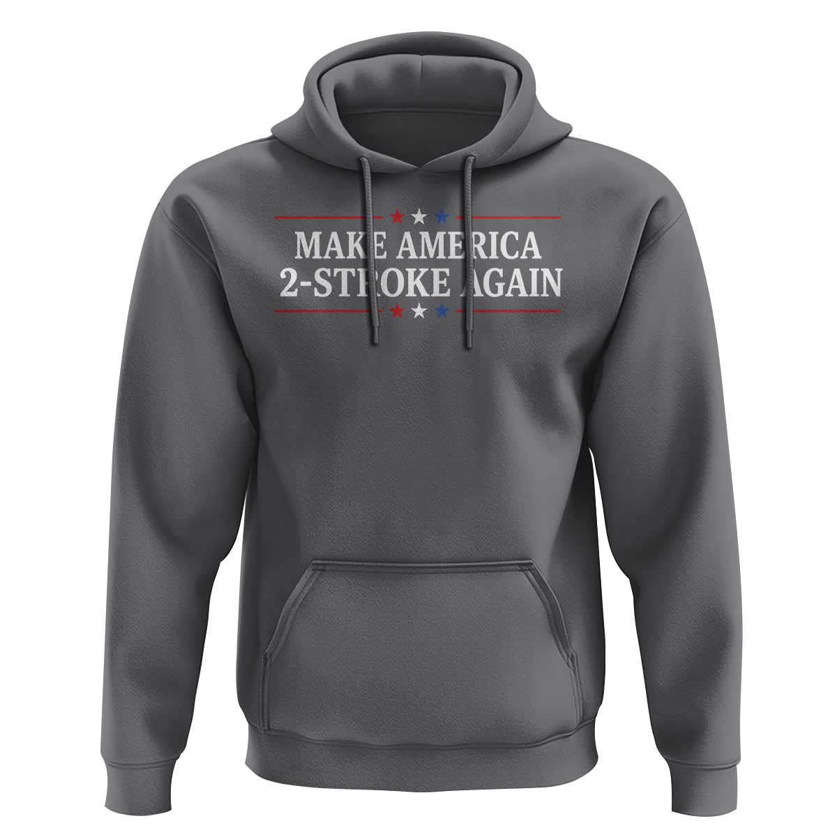 Funny 2 Stroke Motocross Lover Hoodie Make America 2 Stroke Again