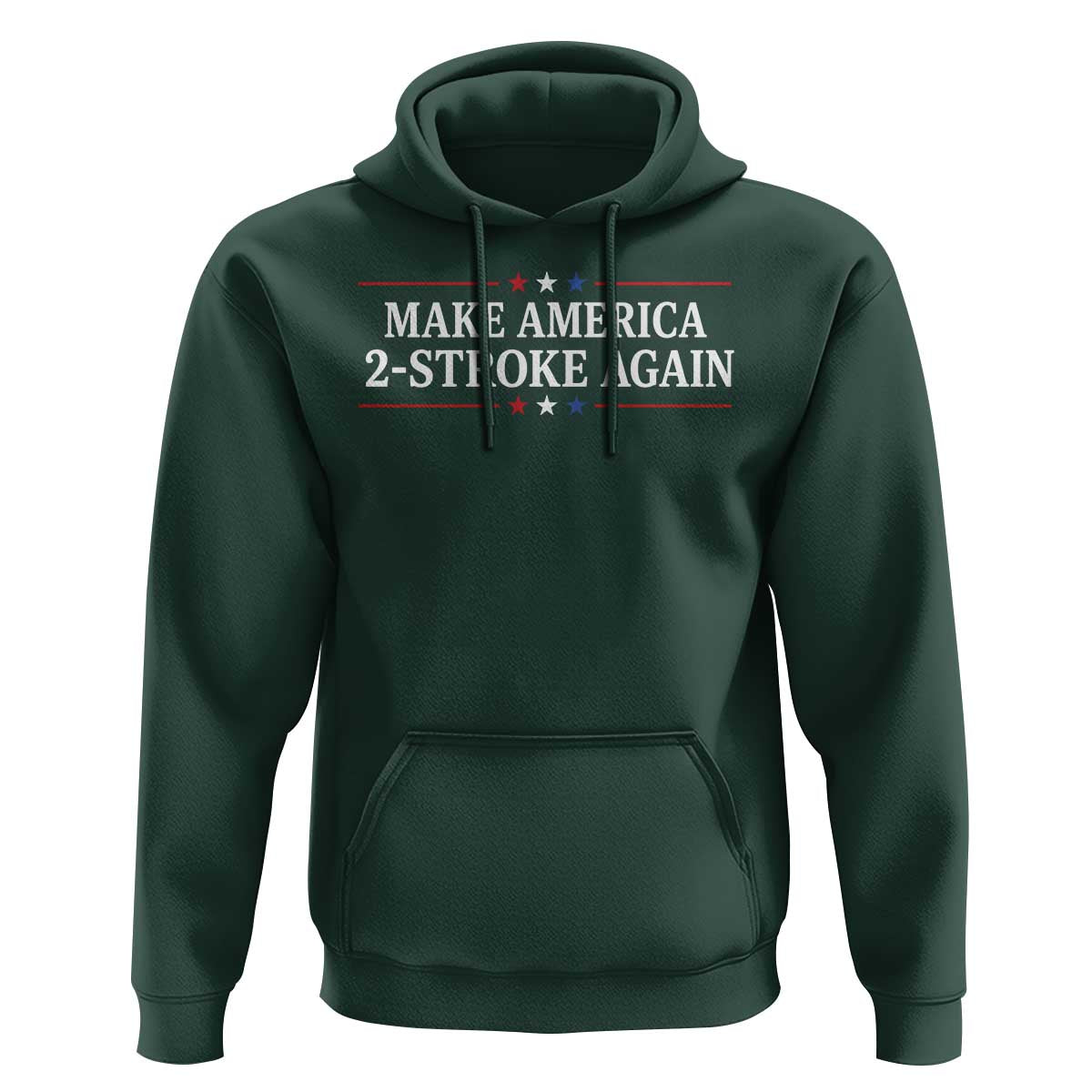 Funny 2 Stroke Motocross Lover Hoodie Make America 2 Stroke Again
