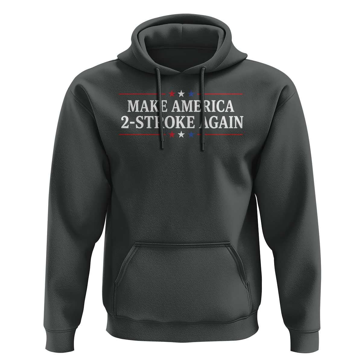 Funny 2 Stroke Motocross Lover Hoodie Make America 2 Stroke Again