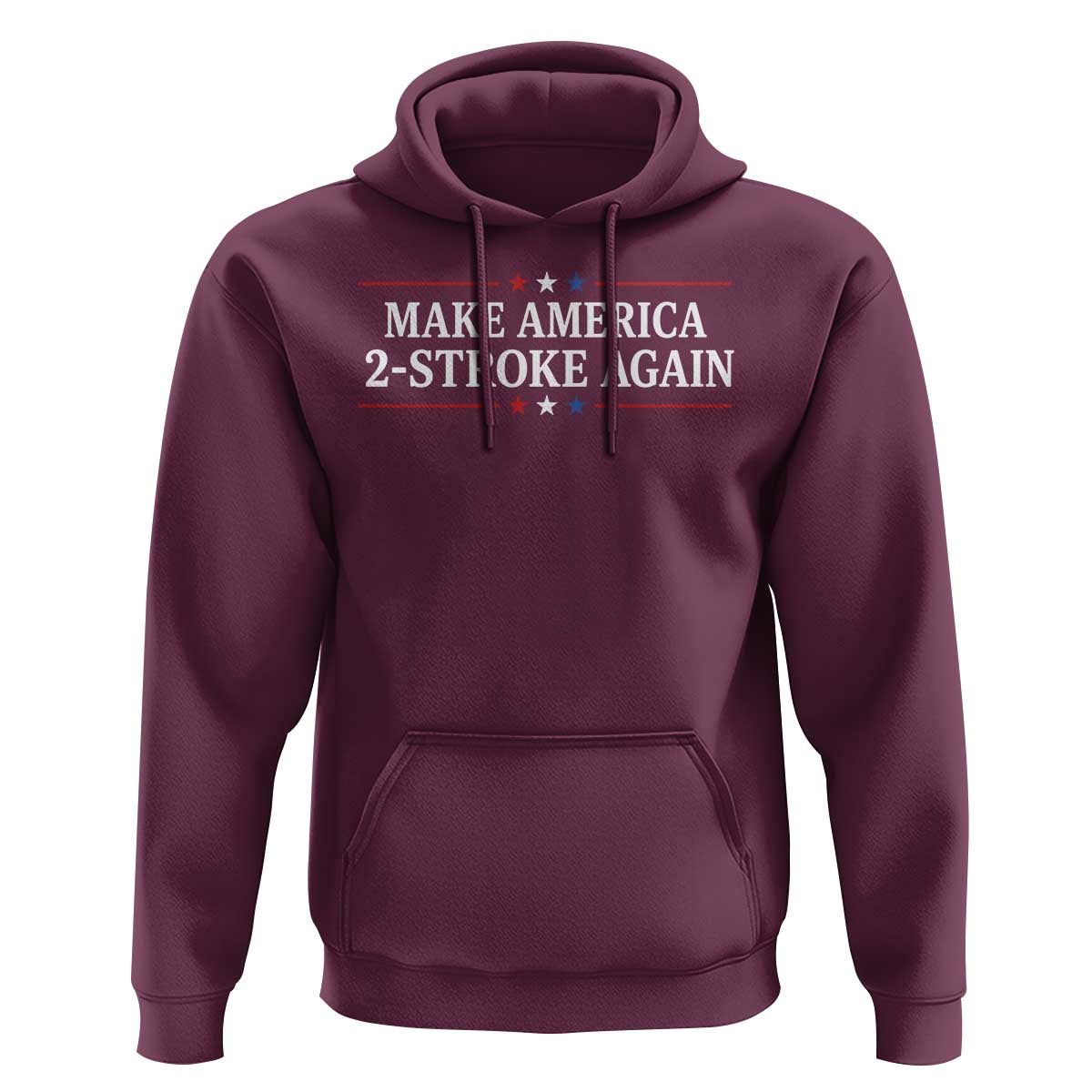 Funny 2 Stroke Motocross Lover Hoodie Make America 2 Stroke Again