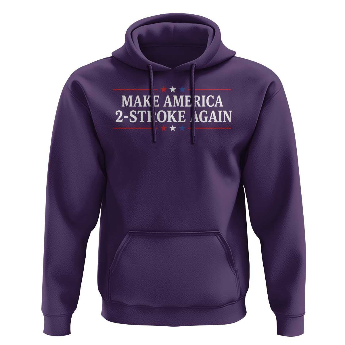 Funny 2 Stroke Motocross Lover Hoodie Make America 2 Stroke Again