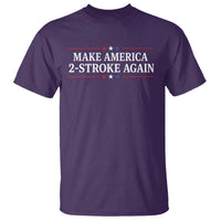 Funny 2 Stroke Motocross Lover T Shirt Make America 2 Stroke Again