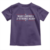 Funny 2 Stroke Motocross Lover Toddler T Shirt Make America 2 Stroke Again