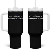 Funny 2 Stroke Motocross Lover Tumbler With Handle Make America 2 Stroke Again