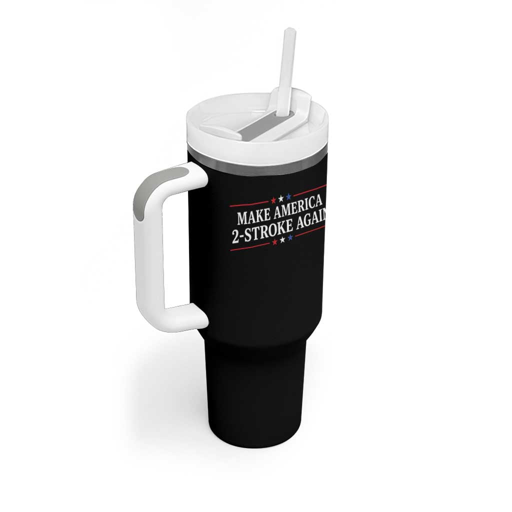 Funny 2 Stroke Motocross Lover Tumbler With Handle Make America 2 Stroke Again