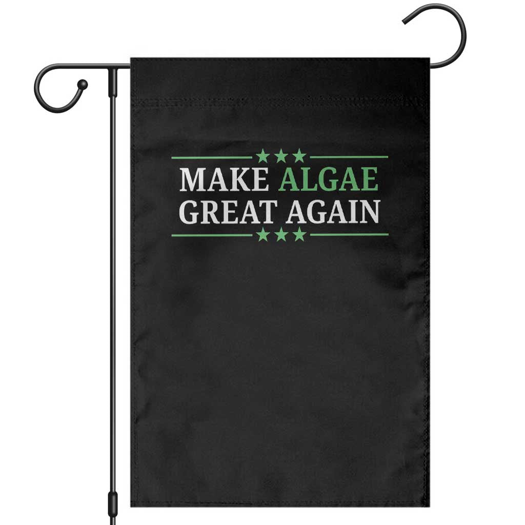 Make Algae Great Again Garden Flag Funny Political Satire Lincoln Reflecting Pool