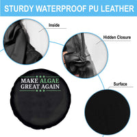 Make Algae Great Again Spare Tire Cover Funny Political Satire Lincoln Reflecting Pool