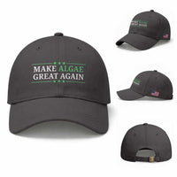 Make Algae Great Again Baseball Cap Funny Political Satire Lincoln Reflecting Pool
