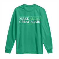 Make Algae Great Again Long Sleeve Shirt Funny Political Satire Lincoln Reflecting Pool