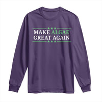 Make Algae Great Again Long Sleeve Shirt Funny Political Satire Lincoln Reflecting Pool