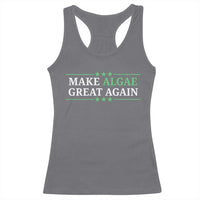 Make Algae Great Again Racerback Tank Top Funny Political Satire Lincoln Reflecting Pool