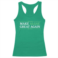 Make Algae Great Again Racerback Tank Top Funny Political Satire Lincoln Reflecting Pool