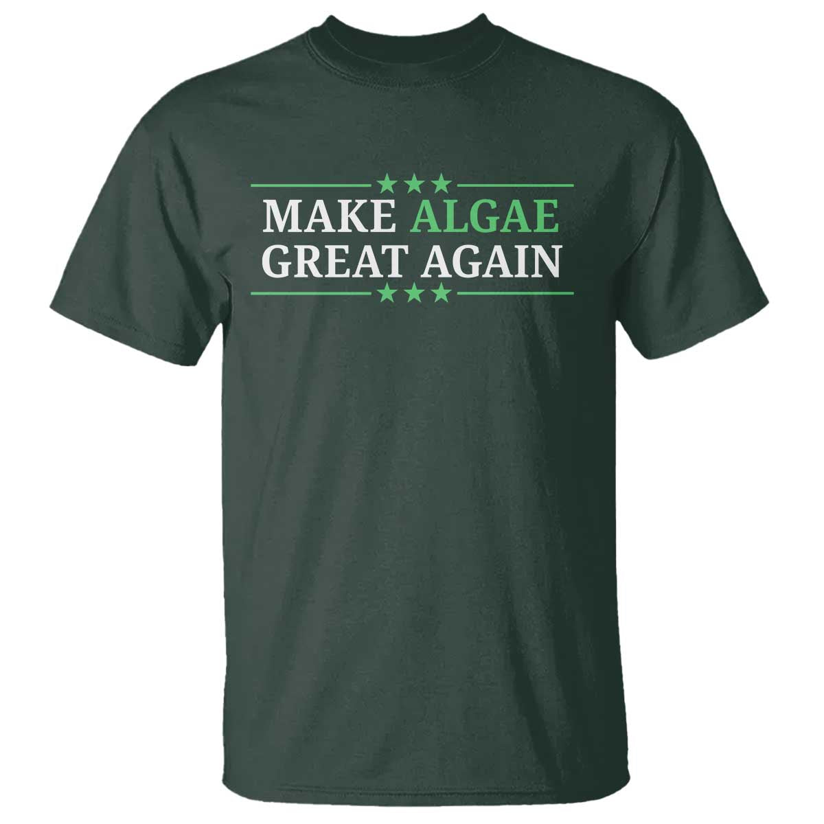 Make Algae Great Again T Shirt Funny Political Satire Lincoln Reflecting Pool