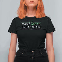Make Algae Great Again T Shirt For Women Funny Political Satire Lincoln Reflecting Pool