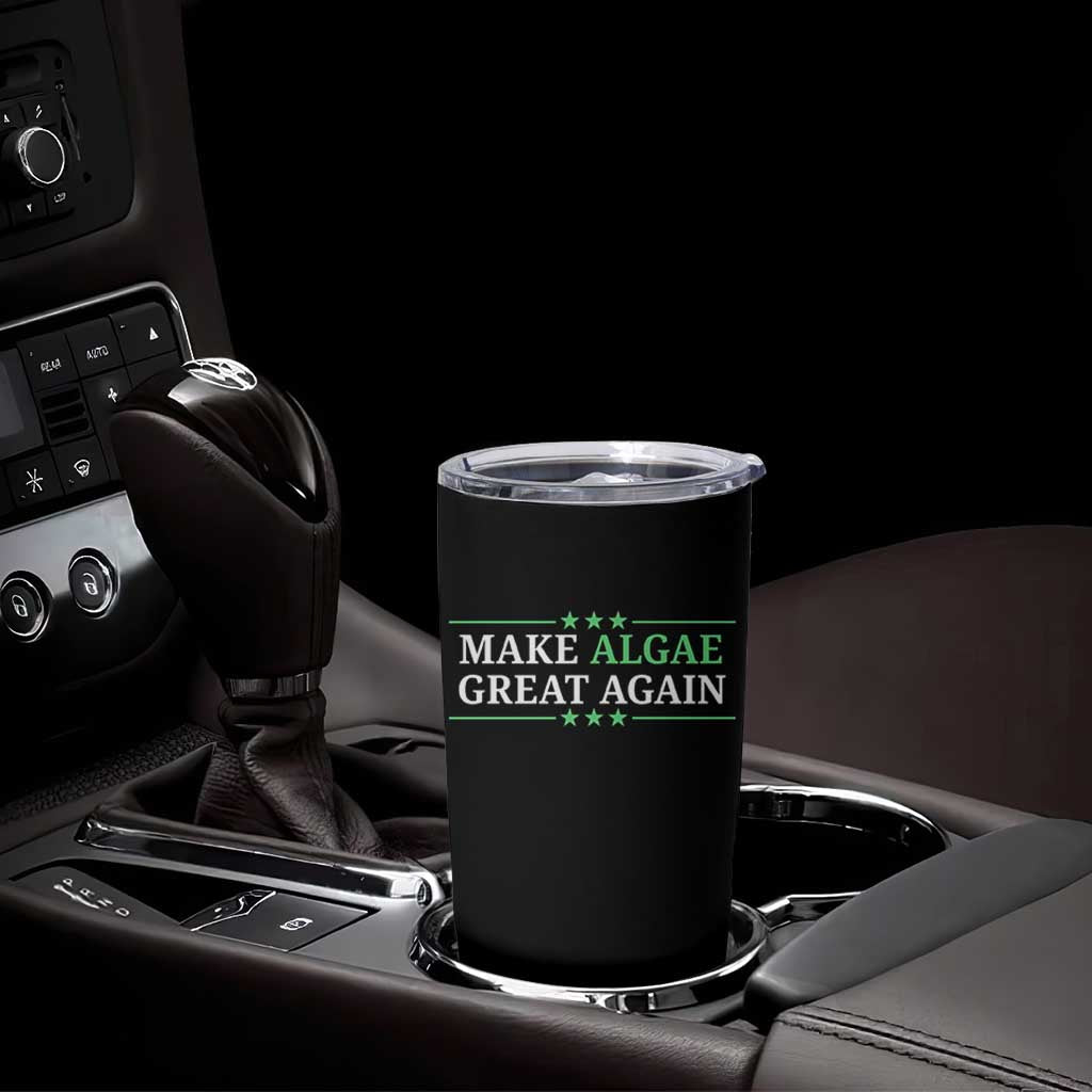 Make Algae Great Again Tumbler Cup Funny Political Satire Lincoln Reflecting Pool