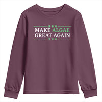 Make Algae Great Again Youth Sweatshirt Funny Political Satire Lincoln Reflecting Pool