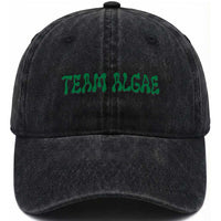Team Algae Washed Cotton Baseball Cap Political Satire Lincoln Reflecting Pool Midterm