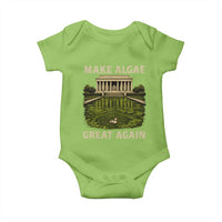 Make Algae Great Again Baby Onesie Funny Lincoln Memorial Reflecting Pool