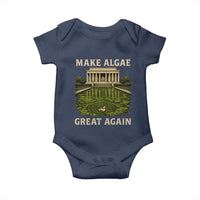 Make Algae Great Again Baby Onesie Funny Lincoln Memorial Reflecting Pool