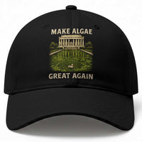 Make Algae Great Again Baseball Cap Funny Lincoln Memorial Reflecting Pool