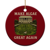 Make Algae Great Again Ceramic Ornament Funny Lincoln Memorial Reflecting Pool