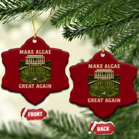 Make Algae Great Again Ceramic Ornament Funny Lincoln Memorial Reflecting Pool