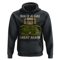 Make Algae Great Again Hoodie Funny Lincoln Memorial Reflecting Pool