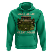 Make Algae Great Again Hoodie Funny Lincoln Memorial Reflecting Pool