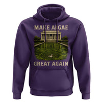 Make Algae Great Again Hoodie Funny Lincoln Memorial Reflecting Pool
