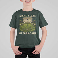Make Algae Great Again T Shirt For Kid Funny Lincoln Memorial Reflecting Pool