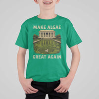 Make Algae Great Again T Shirt For Kid Funny Lincoln Memorial Reflecting Pool