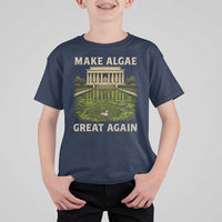 Make Algae Great Again T Shirt For Kid Funny Lincoln Memorial Reflecting Pool
