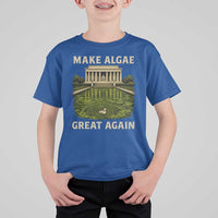 Make Algae Great Again T Shirt For Kid Funny Lincoln Memorial Reflecting Pool