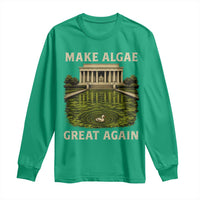 Make Algae Great Again Long Sleeve Shirt Funny Lincoln Memorial Reflecting Pool