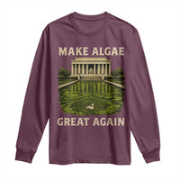 Make Algae Great Again Long Sleeve Shirt Funny Lincoln Memorial Reflecting Pool