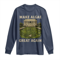 Make Algae Great Again Long Sleeve Shirt Funny Lincoln Memorial Reflecting Pool