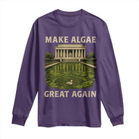 Make Algae Great Again Long Sleeve Shirt Funny Lincoln Memorial Reflecting Pool