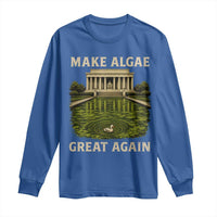 Make Algae Great Again Long Sleeve Shirt Funny Lincoln Memorial Reflecting Pool