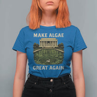 Make Algae Great Again T Shirt For Women Funny Lincoln Memorial Reflecting Pool