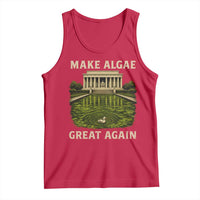 Make Algae Great Again Tank Top Funny Lincoln Memorial Reflecting Pool
