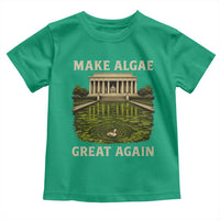 Make Algae Great Again Toddler T Shirt Funny Lincoln Memorial Reflecting Pool