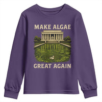 Make Algae Great Again Youth Sweatshirt Funny Lincoln Memorial Reflecting Pool