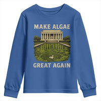 Make Algae Great Again Youth Sweatshirt Funny Lincoln Memorial Reflecting Pool