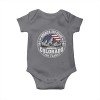 Colorado 150 America 250 Years Baby Onesie Colorado Sesquicentennial Anniversary 1876 2026