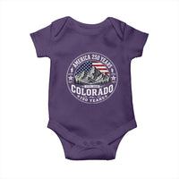 Colorado 150 America 250 Years Baby Onesie Colorado Sesquicentennial Anniversary 1876 2026
