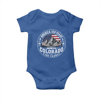 Colorado 150 America 250 Years Baby Onesie Colorado Sesquicentennial Anniversary 1876 2026