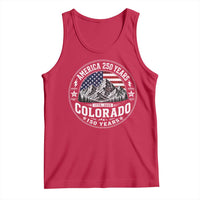 Colorado 150 America 250 Years Tank Top Colorado Sesquicentennial Anniversary 1876 2026