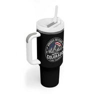 Colorado 150 America 250 Years Tumbler With Handle Colorado Sesquicentennial Anniversary 1876 2026