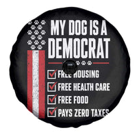 My Dog Is A Democrat Spare Tire Cover Funny Political Dog Owner